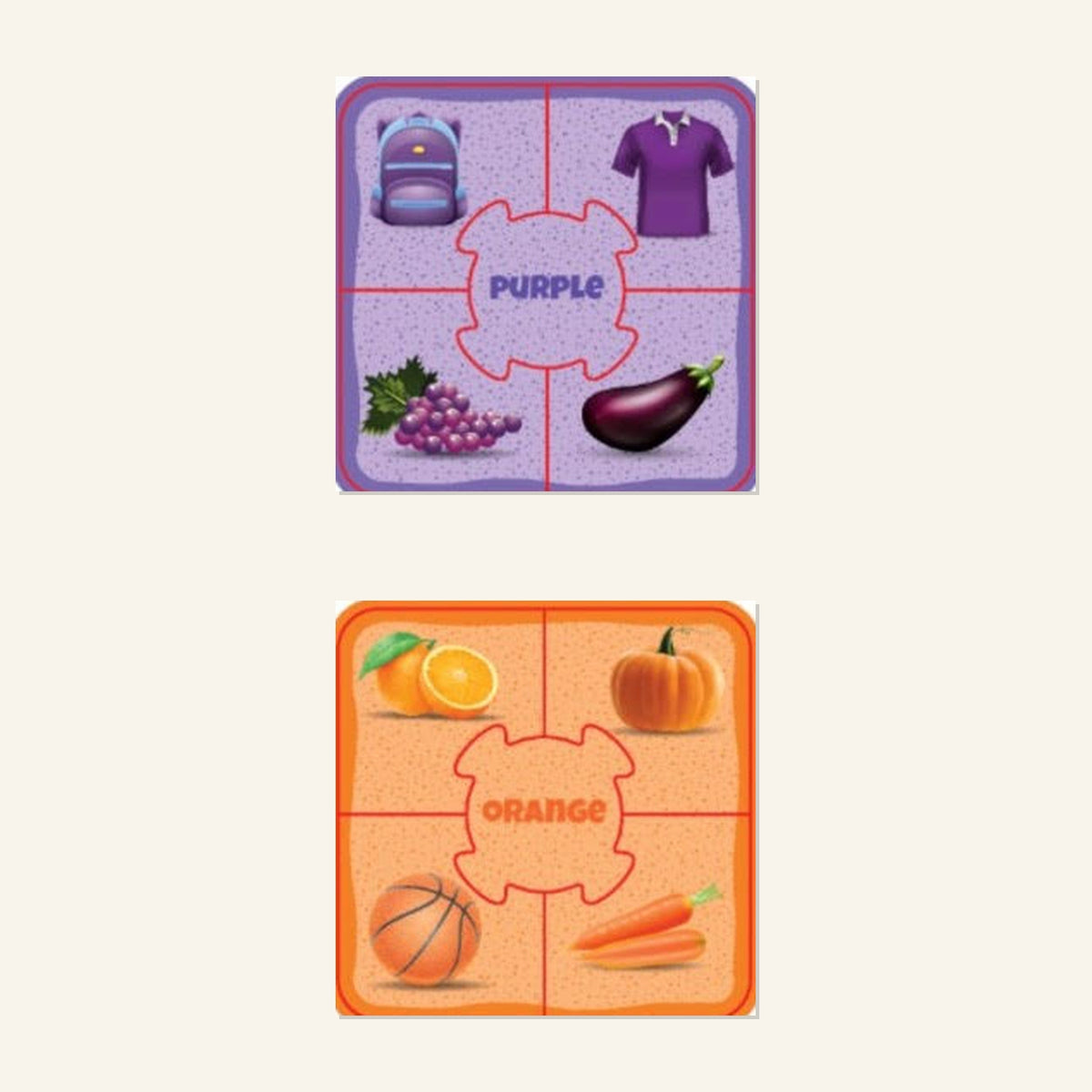 Manyetik Puzzle Seti Renkler ve Meslekler